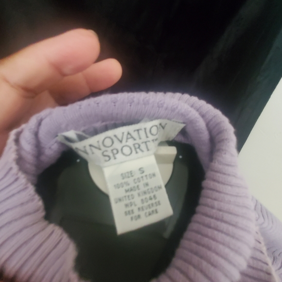 Lot of 2  80's vintage turtleneck sweater top - Picture 3 of 4